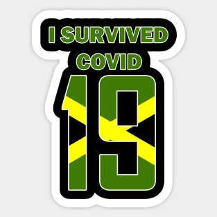 I survived Covid Sticker